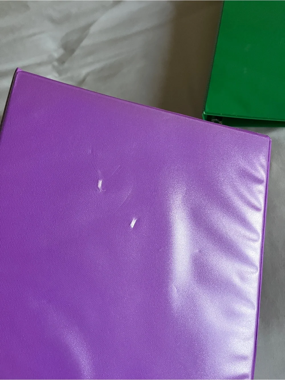 Avery Green & Purple 3-Ring Binders Set 1 Inch Spine